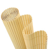 Sekey PVC privacy screen with double reinforcement inside, bamboo